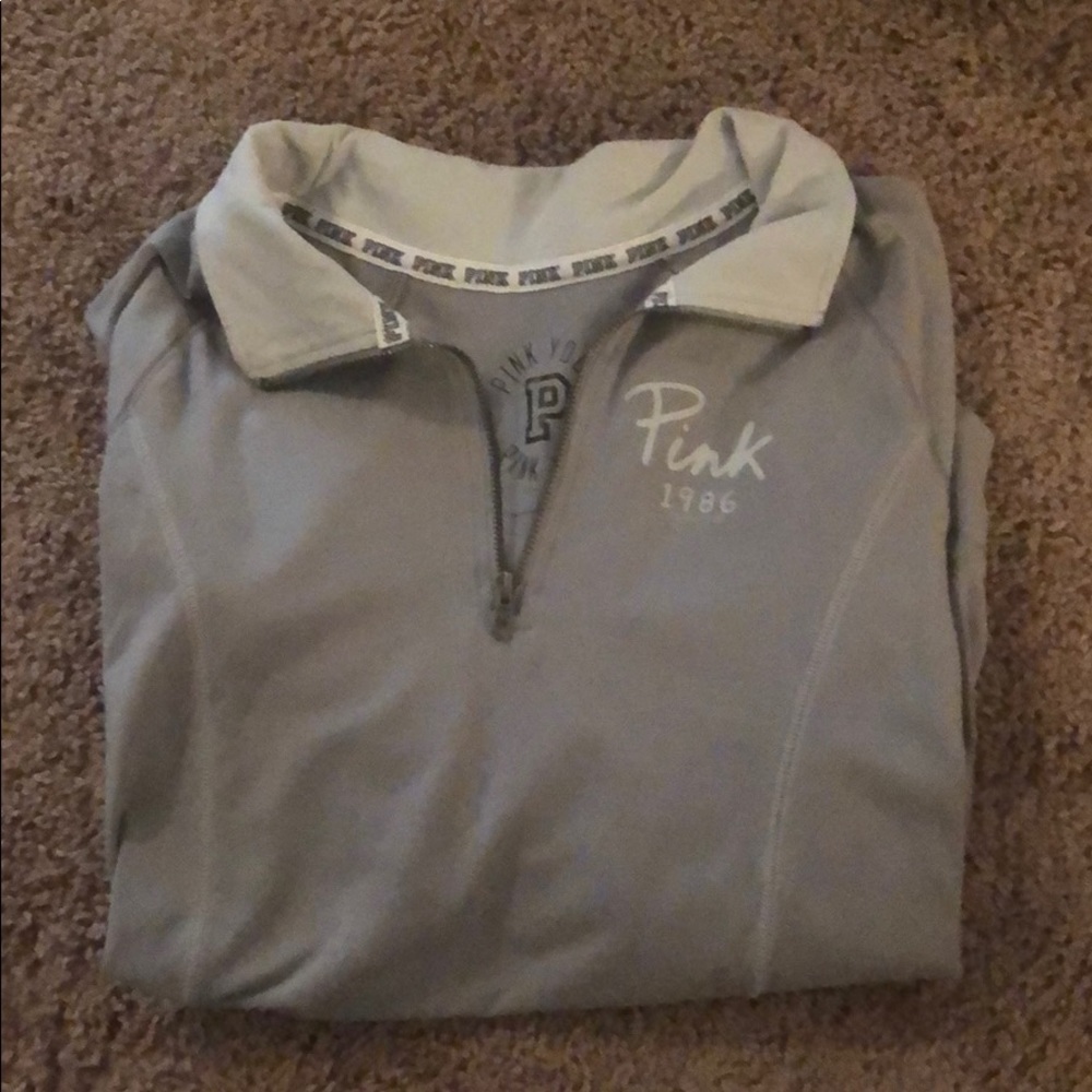 Victoria’s Secret PINK Grey Yoga Pullover